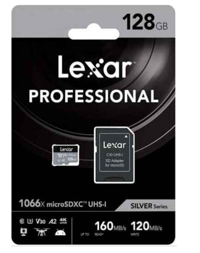 Lexar Prof 128GB 1066X MicroSDXC